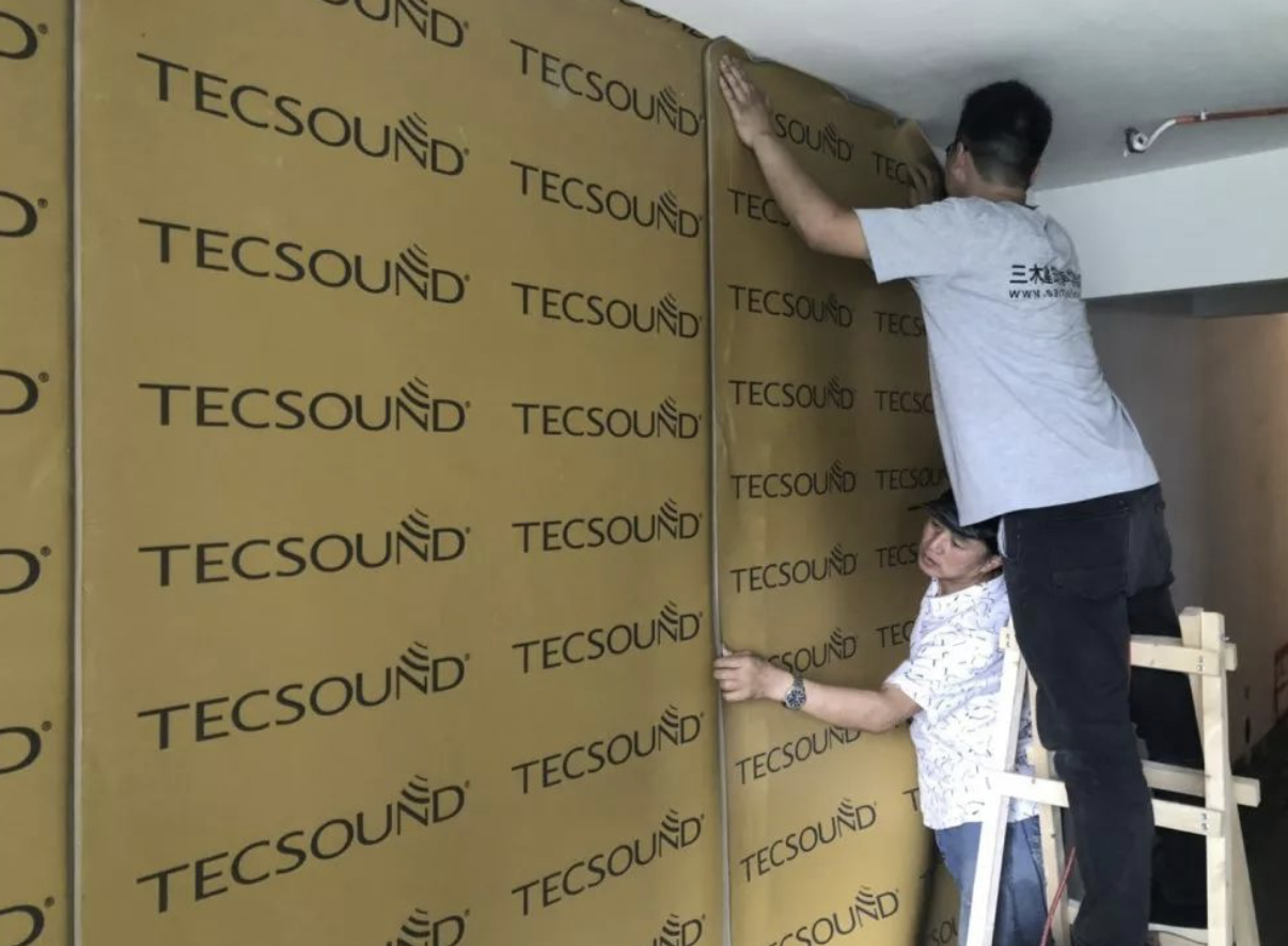 亦庄住宅墙体简易隔音施工记录施工图片10