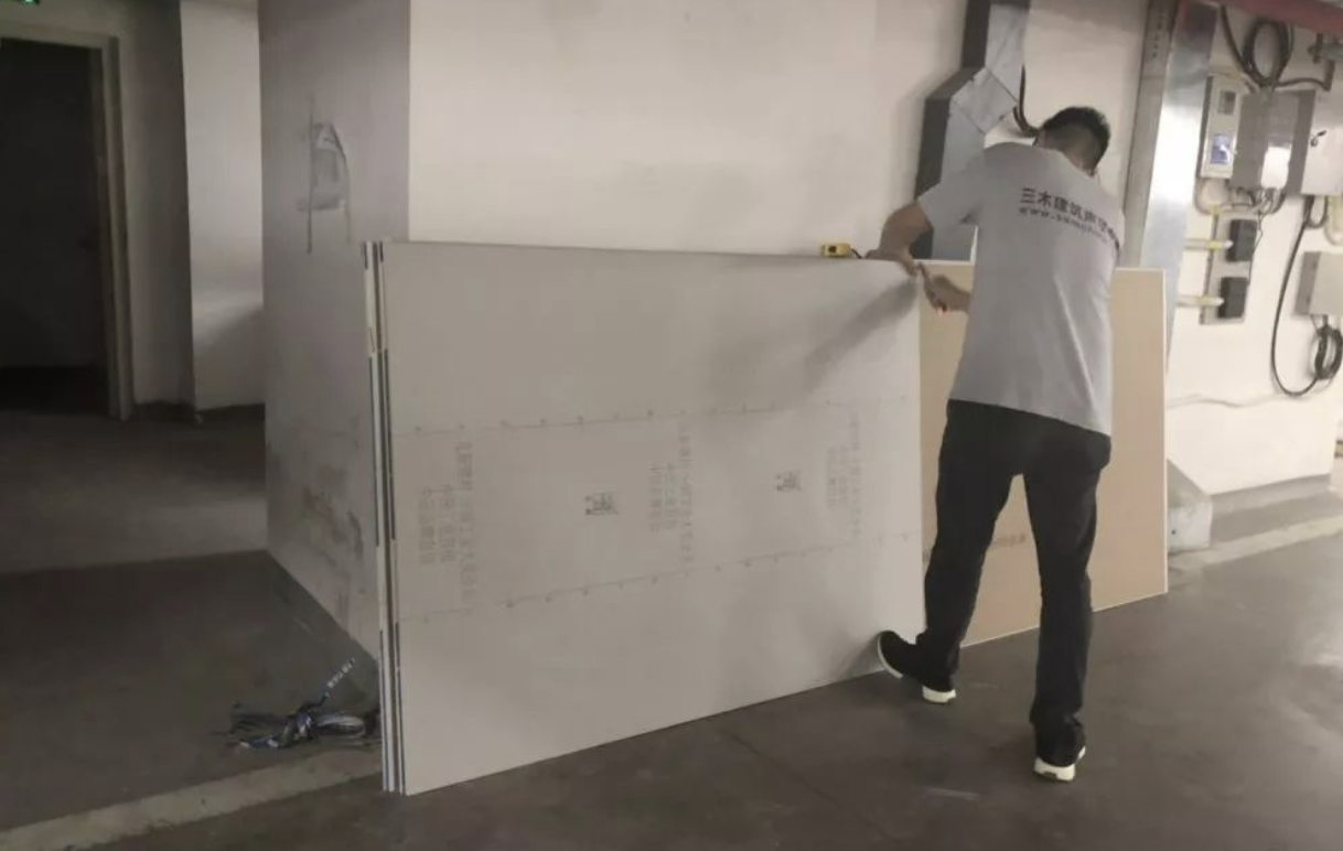 亦庄住宅墙体简易隔音施工记录施工图片3