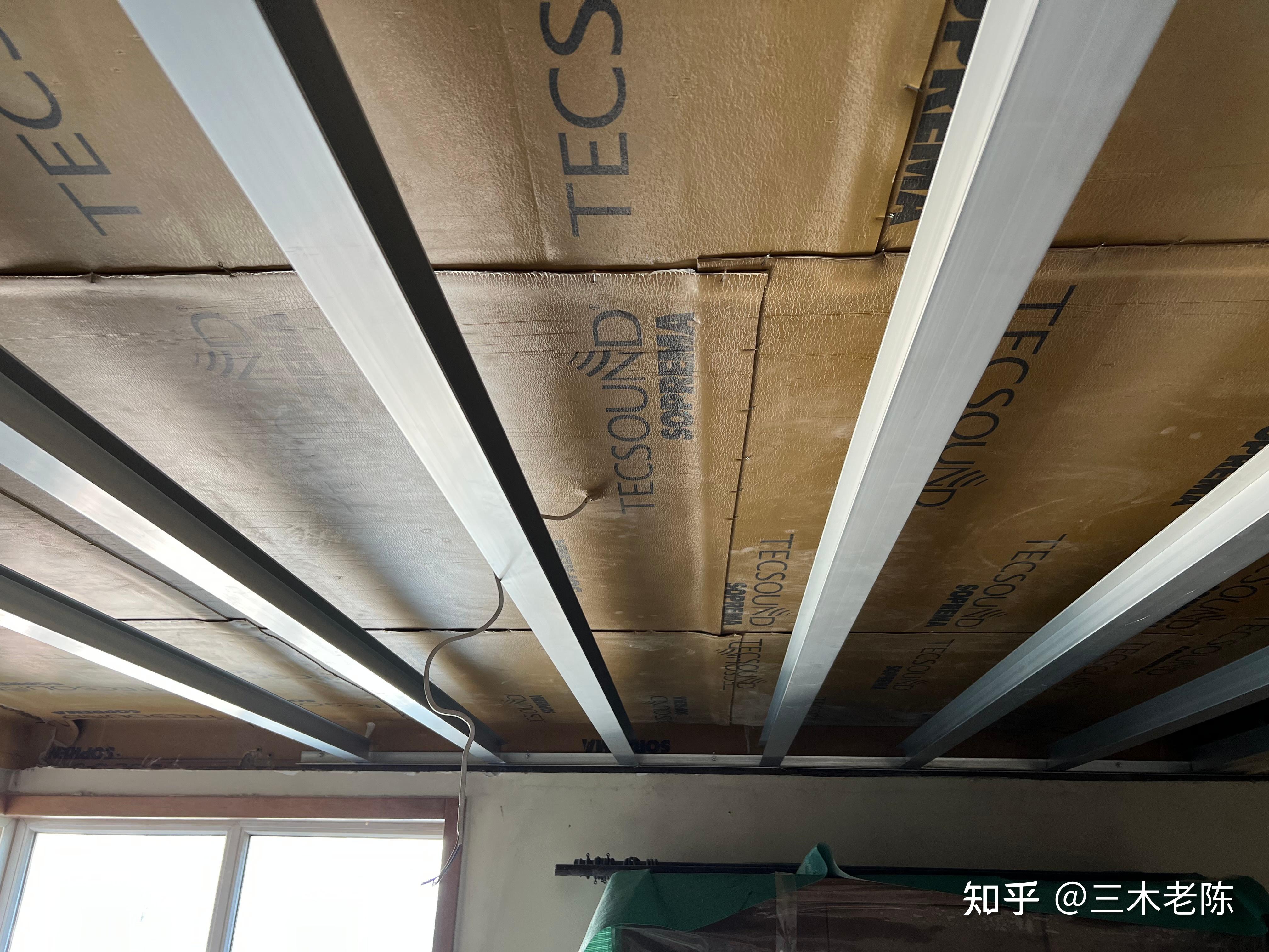 酒仙桥住宅：不做完整房中房时的隔音改造取舍：铝合金骨架安装