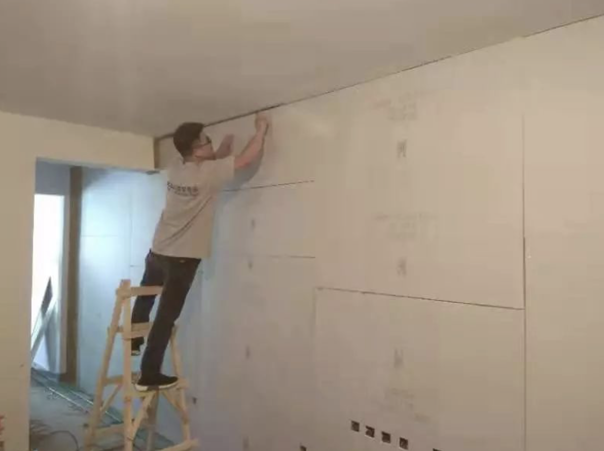 亦庄住宅墙体简易隔音施工记录施工图片13