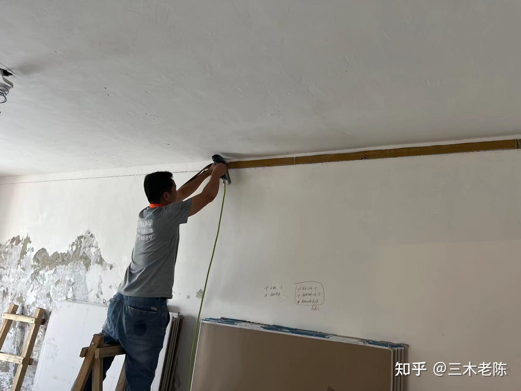 薄型悬浮隔音吊顶施工记录施工图片1