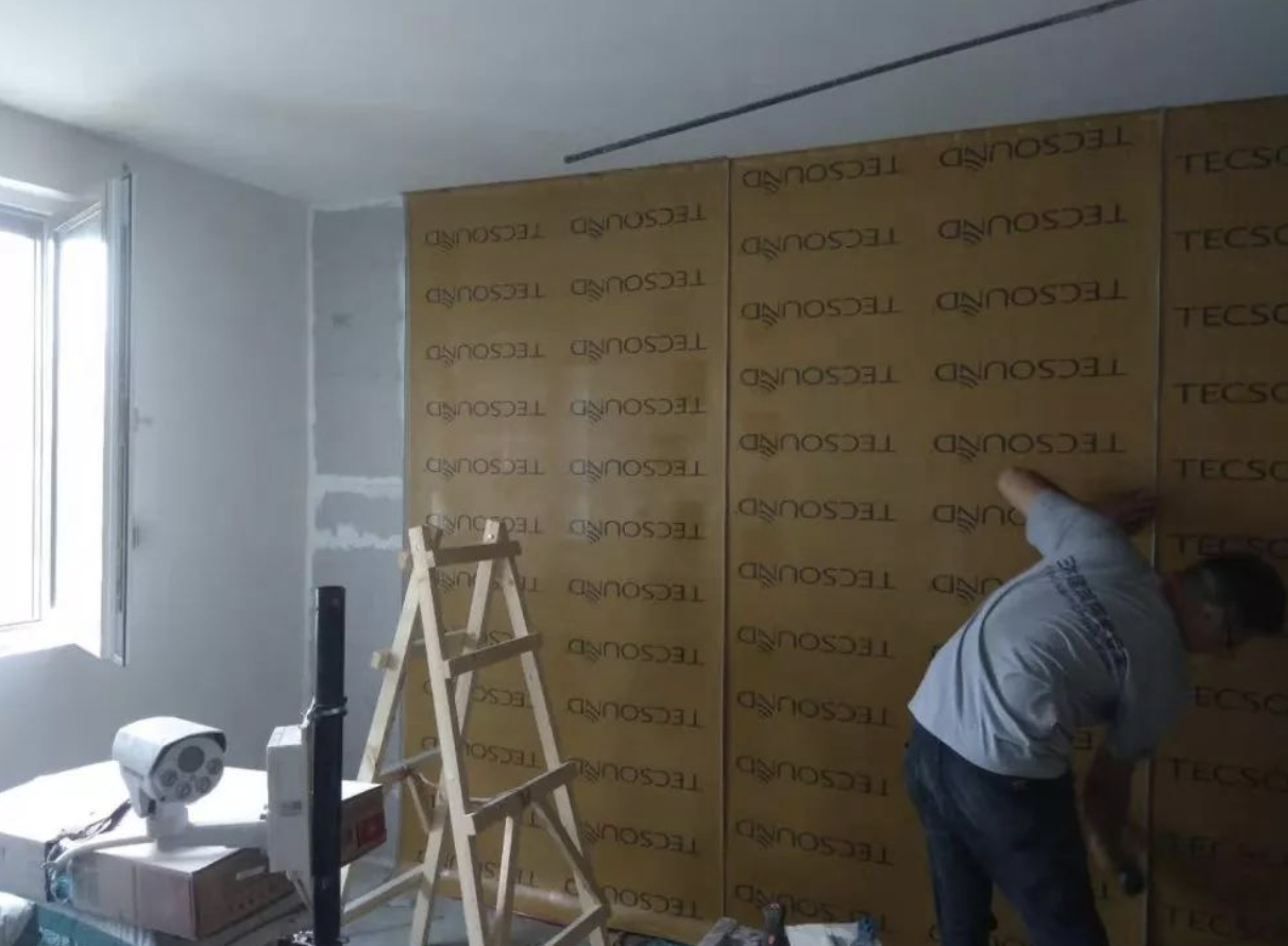 亦庄住宅墙体简易隔音施工记录施工图片15