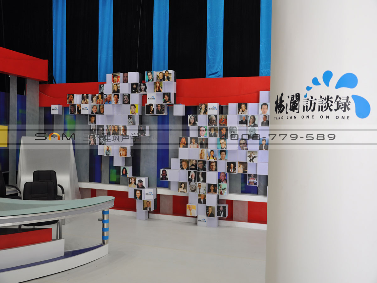杨澜访谈录实景演播室项目图片