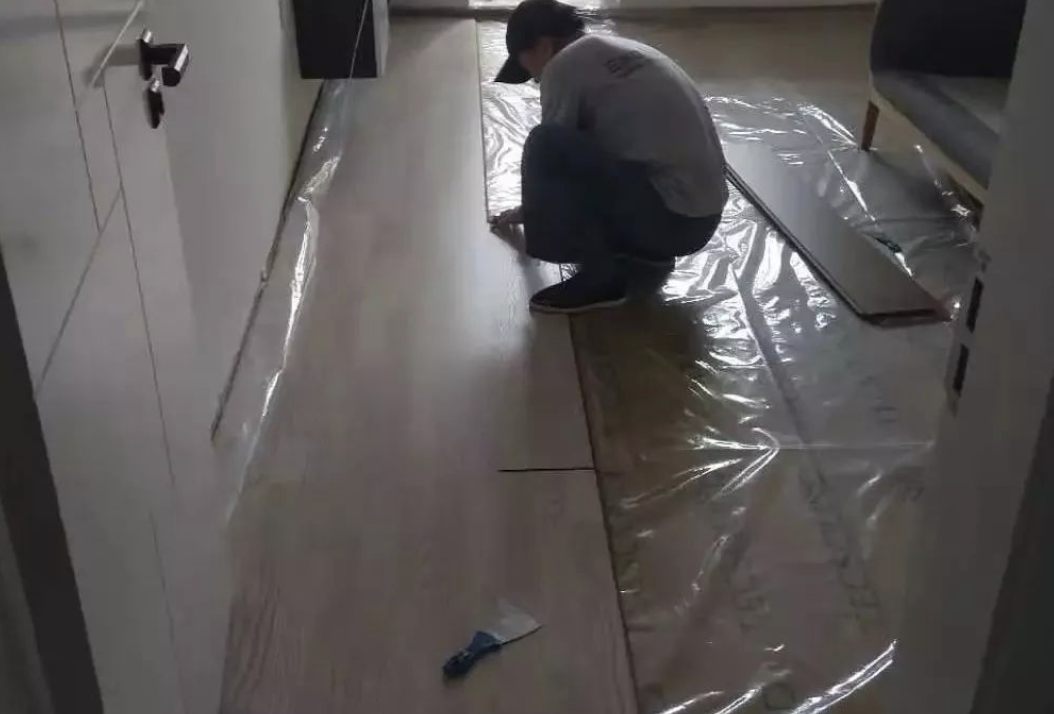 朝阳住宅复合地板隔音施工记录施工图片4