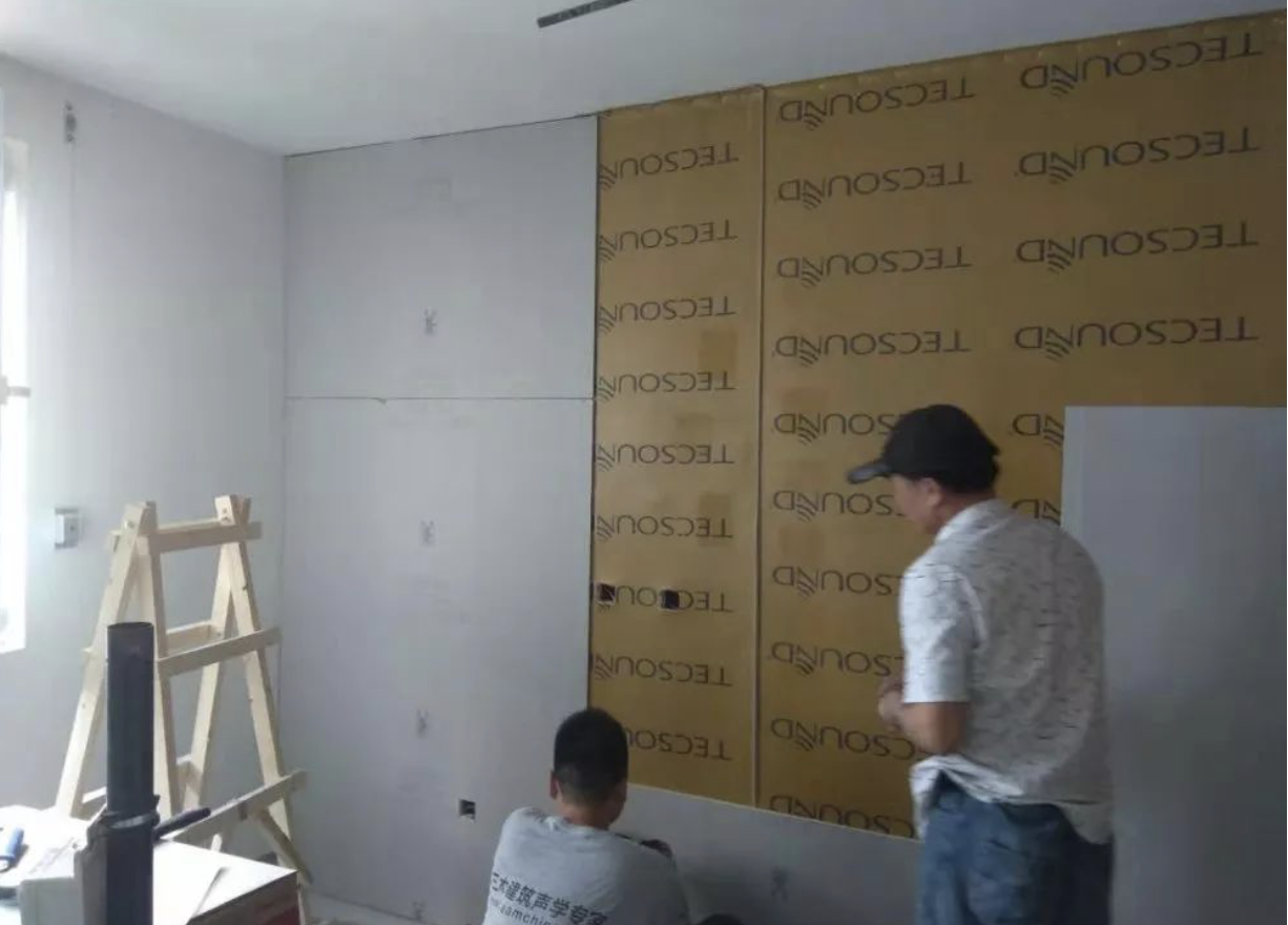 亦庄住宅墙体简易隔音施工记录施工图片16
