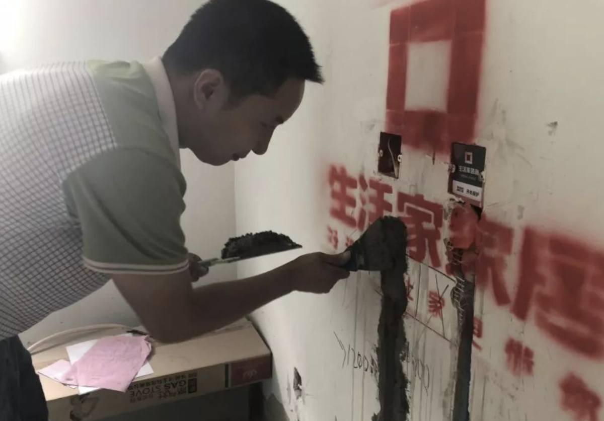 亦庄住宅墙体简易隔音施工记录施工图片5