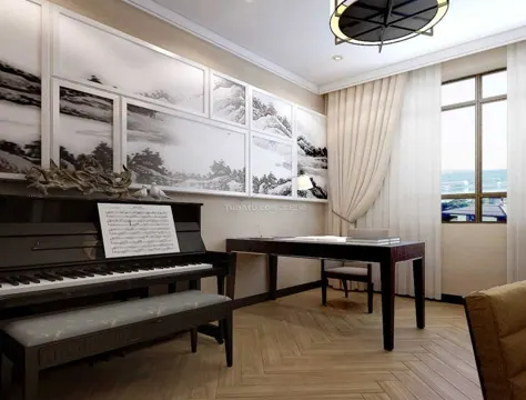 万科假日风景刘先生琴房隔音项目图片